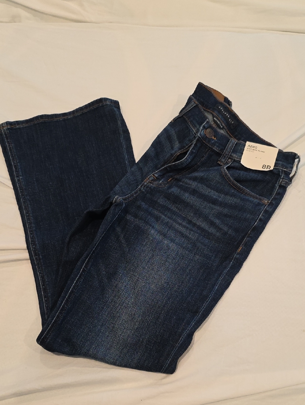 Aeropostale Women's Dark Blue Bootcut Jeans